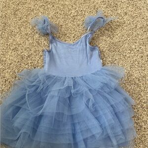 Posh Peanut Blue Tulle dress great condition